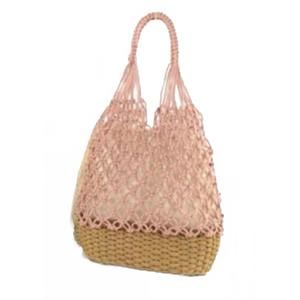 NEW CE CE CO women's boho beach tote bag in pink